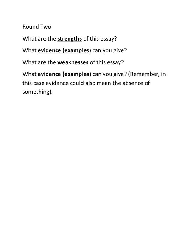essay analysis questions